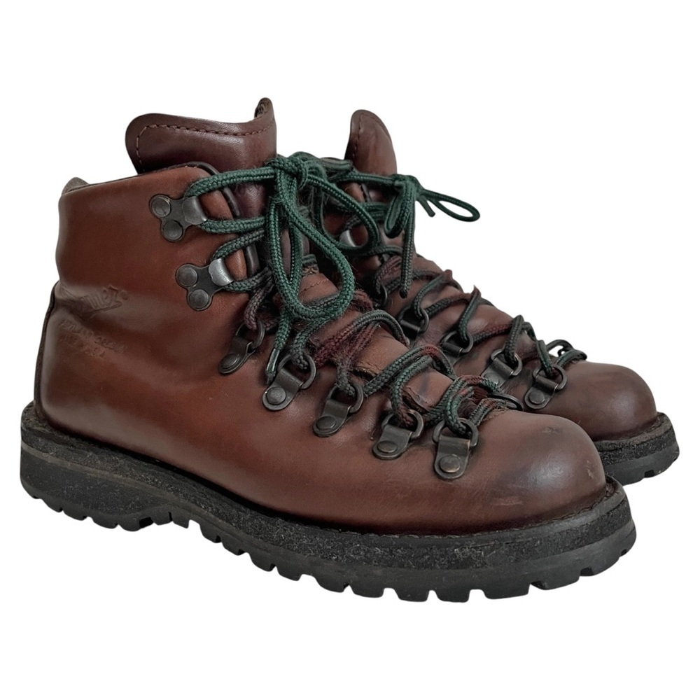 Vintage Danner Mountain Light ll 30800 Leather Outdoor Lace-Up Hiking Bo…